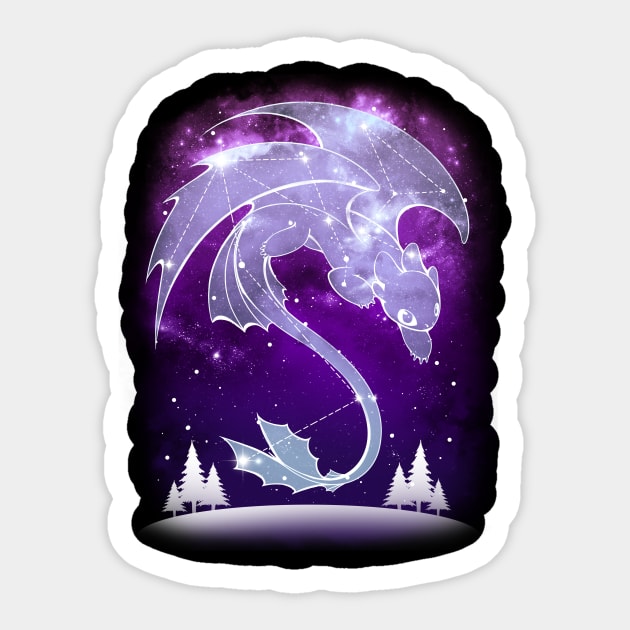 Starry Light Sky Sticker by ChocolateRaisinFury